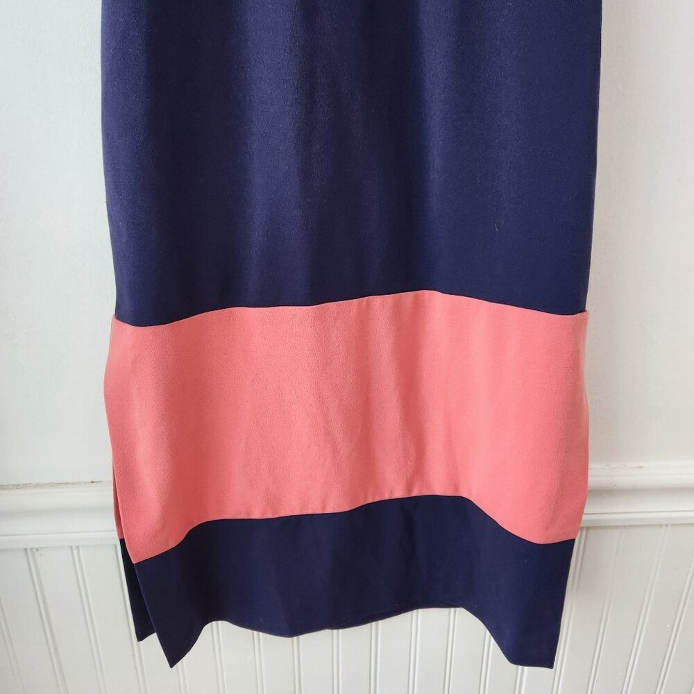 Hutch Anthropologie Peyton Dress Navy Blue Midi Career Fitted Women's S - Picture 7 of 11